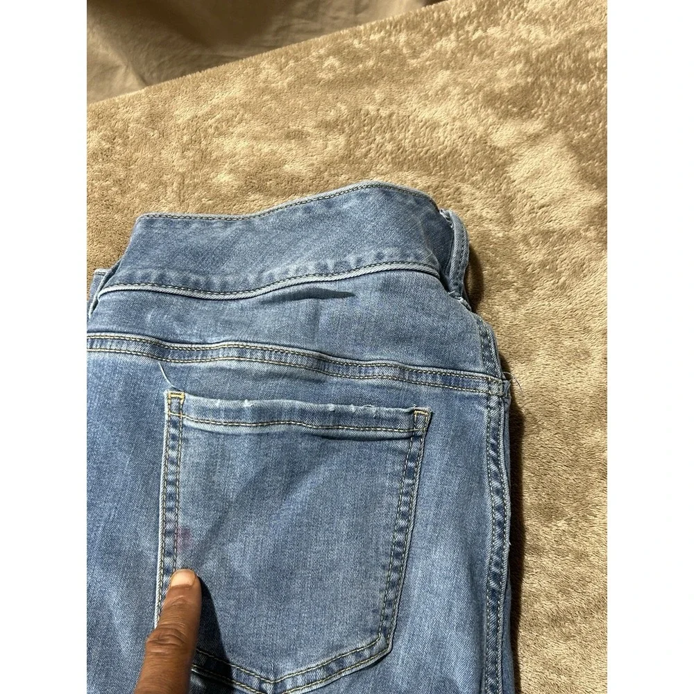 Torrid Size 16 XS Super Soft Jegging Jeans Medium Wash 3-Button Extra Short